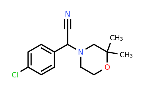CAS 1258650-80-4 | 2-(4-Chlorophenyl)-2-(2,2-dimethylmorpholin-4-yl)acetonitrile