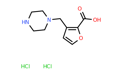 CAS 1258650-94-0 | 3-(Piperazin-1-ylmethyl)furan-2-carboxylic acid dihydrochloride