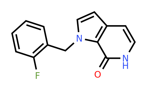 CAS 1258651-06-7 | 1-[(2-Fluorophenyl)methyl]-1H,6H,7H-pyrrolo[2,3-c]pyridin-7-one