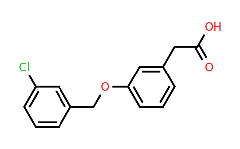 CAS 1258651-59-0 | 2-{3-[(3-chlorophenyl)methoxy]phenyl}acetic acid