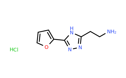 CAS 1258652-43-5 | 2-[5-(Furan-2-yl)-4H-1,2,4-triazol-3-yl]ethan-1-amine hydrochloride