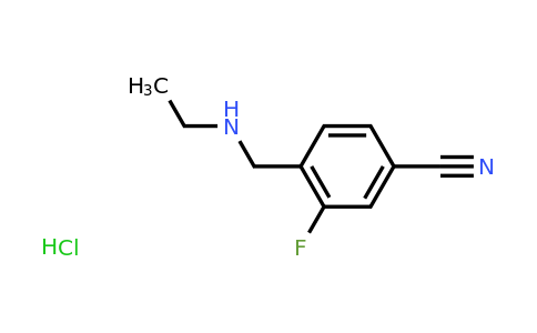 CAS 1258652-48-0 | 4-[(Ethylamino)methyl]-3-fluorobenzonitrile hydrochloride