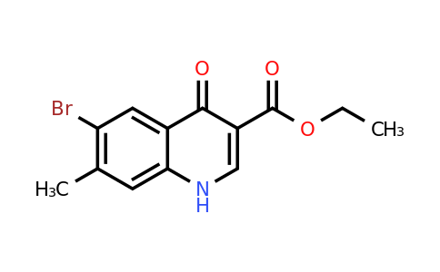 CAS 1258652-59-3 | Ethyl 6-bromo-1,4-dihydro-7-methyl-4-oxoquinoline-3-carboxylate