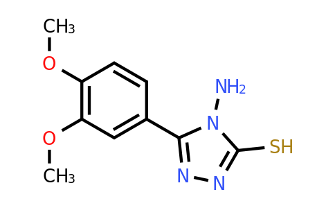 CAS 125866-62-8 | 4-amino-5-(3,4-dimethoxyphenyl)-4H-1,2,4-triazole-3-thiol