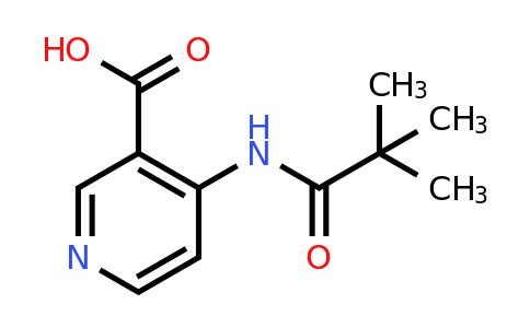 CAS 125867-31-4 | 4-(2,2-dimethylpropanamido)pyridine-3-carboxylic acid