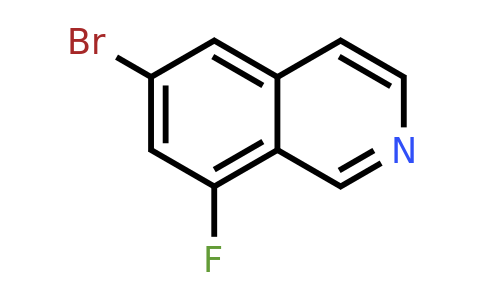 CAS 1258833-77-0 | 6-bromo-8-fluoro-isoquinoline