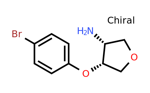 CAS 1258963-52-8 | (3R,4R)-4-(4-bromophenoxy)oxolan-3-amine