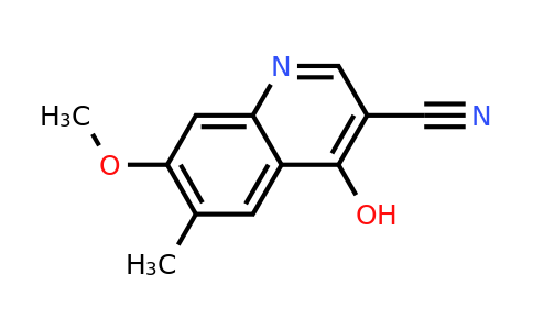 CAS 1259017-79-2 | 4-Hydroxy-7-methoxy-6-methylquinoline-3-carbonitrile