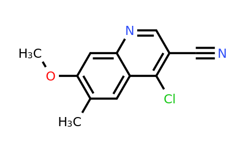 CAS 1259017-80-5 | 4-Chloro-7-methoxy-6-methylquinoline-3-carbonitrile