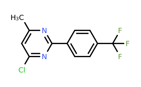 CAS 125904-05-4 | 4-Chloro-6-methyl-2-(4-(trifluoromethyl)phenyl)pyrimidine