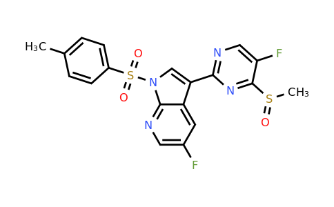 CAS 1259279-58-7 | 5-fluoro-2-[5-fluoro-1-(4-methylbenzenesulfonyl)-1H-pyrrolo[2,3-b]pyridin-3-yl]-4-methanesulfinylpyrimidine