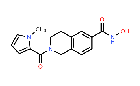 CAS 1259296-46-2 | N-Hydroxy-2-(1-methyl-1H-pyrrole-2-carbonyl)-1,2,3,4-tetrahydroisoquinoline-6-carboxamide