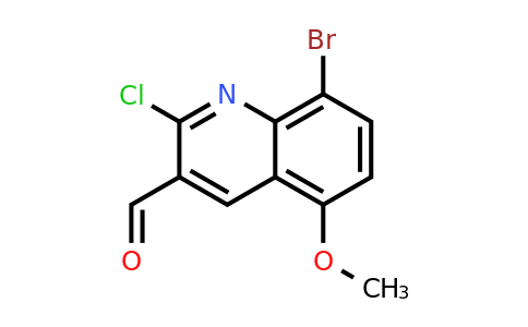 CAS 1259319-35-1 | 8-Bromo-2-chloro-5-methoxyquinoline-3-carbaldehyde