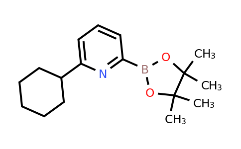 CAS 1259370-17-6 | 6-(Cyclohexyl)pyridine-2-boronic acid pinacol ester