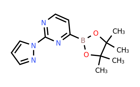 CAS 1259389-67-7 | 2-(1H-Pyrazol-1-YL)pyrimidine-4-boronic acid pinacol ester