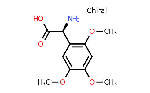 CAS 1259685-30-7 | (2S)-2-Amino-2-(2,4,5-trimethoxyphenyl)acetic acid