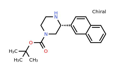 CAS 1259742-17-0 | (R)-3-Naphthalen-2-YL-piperazine-1-carboxylic acid tert-butyl ester