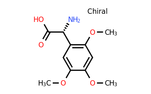 CAS 1259860-26-8 | (2R)-2-Amino-2-(2,4,5-trimethoxyphenyl)acetic acid