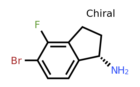 CAS 1259866-84-6 | (S)-5-Bromo-4-fluoro-2,3-dihydro-1H-inden-1-amine