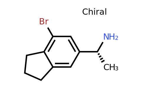 CAS 1259870-98-8 | (1R)-1-(7-bromoindan-5-yl)ethanamine
