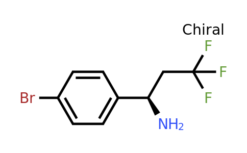 CAS 1259904-38-5 | (1R)-1-(4-bromophenyl)-3,3,3-trifluoropropan-1-amine