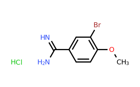 CAS 126007-99-6 | 3-Bromo-4-methoxy-benzamidine hydrochloride