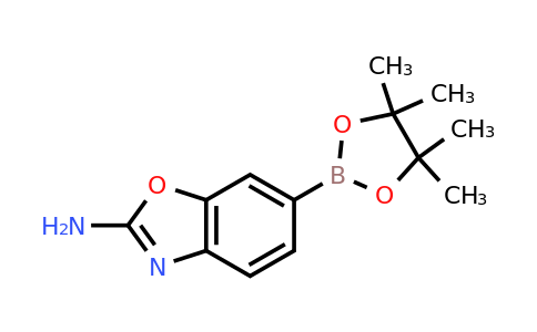 CAS 1260091-04-0 | 6-(4,4,5,5-Tetramethyl-1,3,2-dioxaborolan-2-YL)benzo[D]oxazol-2-amine