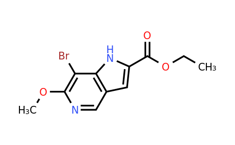 CAS 1260381-26-7 | ethyl 7-bromo-6-methoxy-1H-pyrrolo[3,2-c]pyridine-2-carboxylate