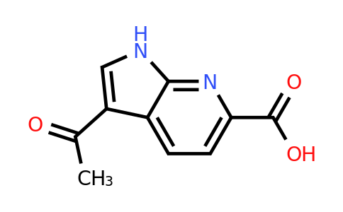 CAS 1260381-58-5 | 3-acetyl-1H-pyrrolo[2,3-b]pyridine-6-carboxylic acid