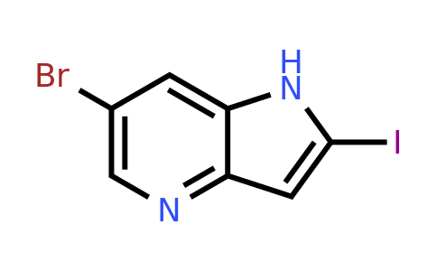 CAS 1260381-61-0 | 6-bromo-2-iodo-1H-pyrrolo[3,2-b]pyridine