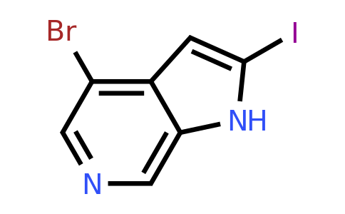 CAS 1260381-74-5 | 4-bromo-2-iodo-1H-pyrrolo[2,3-c]pyridine