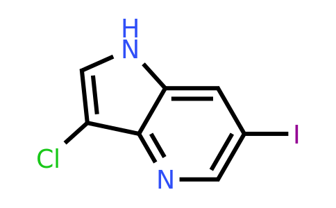 CAS 1260381-85-8 | 3-chloro-6-iodo-1H-pyrrolo[3,2-b]pyridine