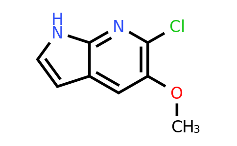 CAS 1260382-00-0 | 6-chloro-5-methoxy-1H-pyrrolo[2,3-b]pyridine