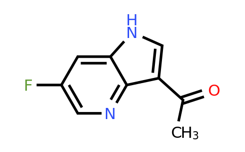 CAS 1260382-13-5 | 1-(6-fluoro-1H-pyrrolo[3,2-b]pyridin-3-yl)ethan-1-one