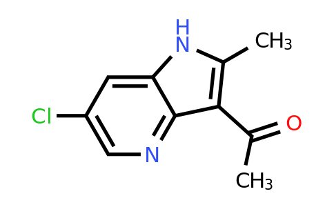 CAS 1260382-16-8 | 1-(6-chloro-2-methyl-1H-pyrrolo[3,2-b]pyridin-3-yl)ethan-1-one
