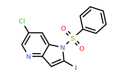 CAS 1260382-17-9 | 6-chloro-2-iodo-1-(phenylsulfonyl)-1H-pyrrolo[3,2-b]pyridine