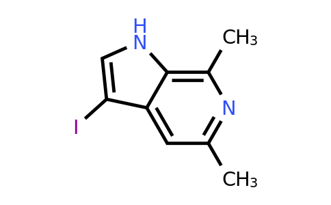 CAS 1260382-46-4 | 3-iodo-5,7-dimethyl-1H-pyrrolo[2,3-c]pyridine