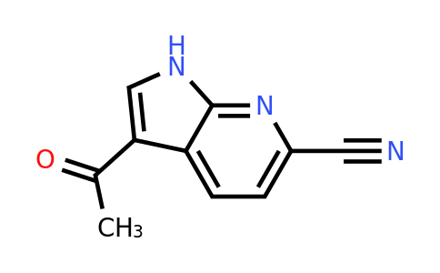 CAS 1260382-51-1 | 3-acetyl-1H-pyrrolo[2,3-b]pyridine-6-carbonitrile