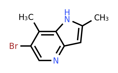 CAS 1260382-54-4 | 6-bromo-2,7-dimethyl-1H-pyrrolo[3,2-b]pyridine
