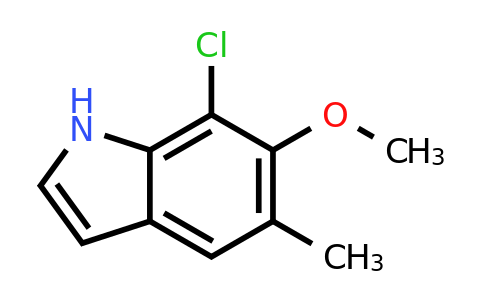 CAS 1260382-72-6 | 7-chloro-6-methoxy-5-methyl-1H-indole