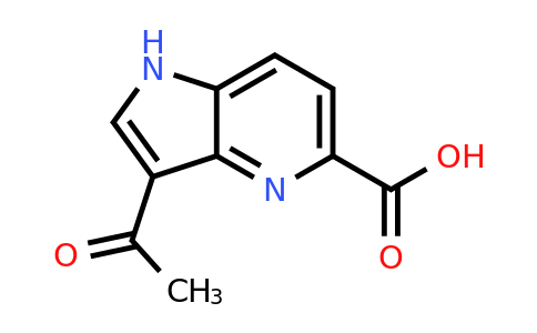 CAS 1260383-01-4 | 3-acetyl-1H-pyrrolo[3,2-b]pyridine-5-carboxylic acid
