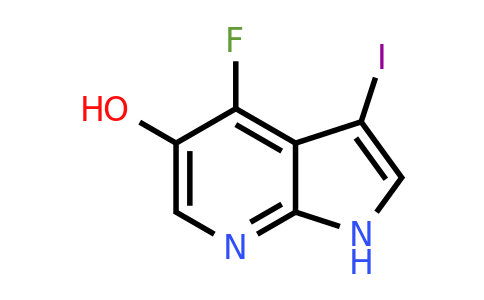 CAS 1260383-18-3 | 4-fluoro-3-iodo-1H-pyrrolo[2,3-b]pyridin-5-ol
