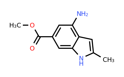 CAS 1260383-29-6 | methyl 4-amino-2-methyl-1H-indole-6-carboxylate