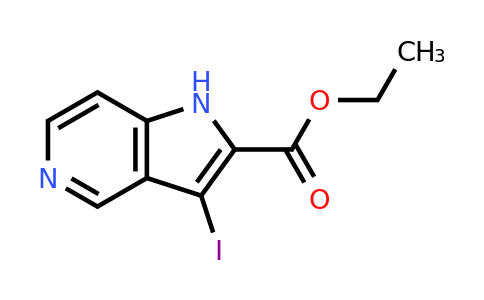 CAS 1260383-69-4 | Ethyl 3-iodo-1H-pyrrolo[3,2-c]pyridine-2-carboxylate
