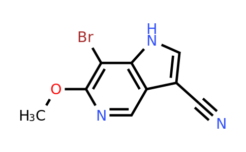 CAS 1260383-78-5 | 7-bromo-6-methoxy-1H-pyrrolo[3,2-c]pyridine-3-carbonitrile
