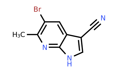CAS 1260383-92-3 | 5-bromo-6-methyl-1H-pyrrolo[2,3-b]pyridine-3-carbonitrile