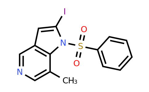 CAS 1260383-97-8 | 2-iodo-7-methyl-1-(phenylsulfonyl)-1H-pyrrolo[3,2-c]pyridine