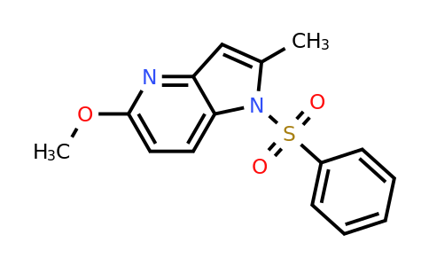 CAS 1260384-25-5 | 5-methoxy-2-methyl-1-(phenylsulfonyl)-1H-pyrrolo[3,2-b]pyridine