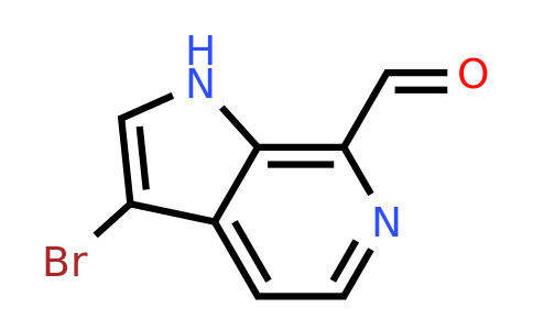 CAS 1260384-35-7 | 3-bromo-1H-pyrrolo[2,3-c]pyridine-7-carbaldehyde