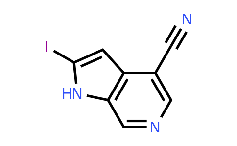 CAS 1260384-50-6 | 2-iodo-1H-pyrrolo[2,3-c]pyridine-4-carbonitrile